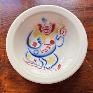 RARE Circus Clown bowl for Union Pacific Railroad Dining Cars